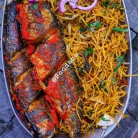 Abacha with fish